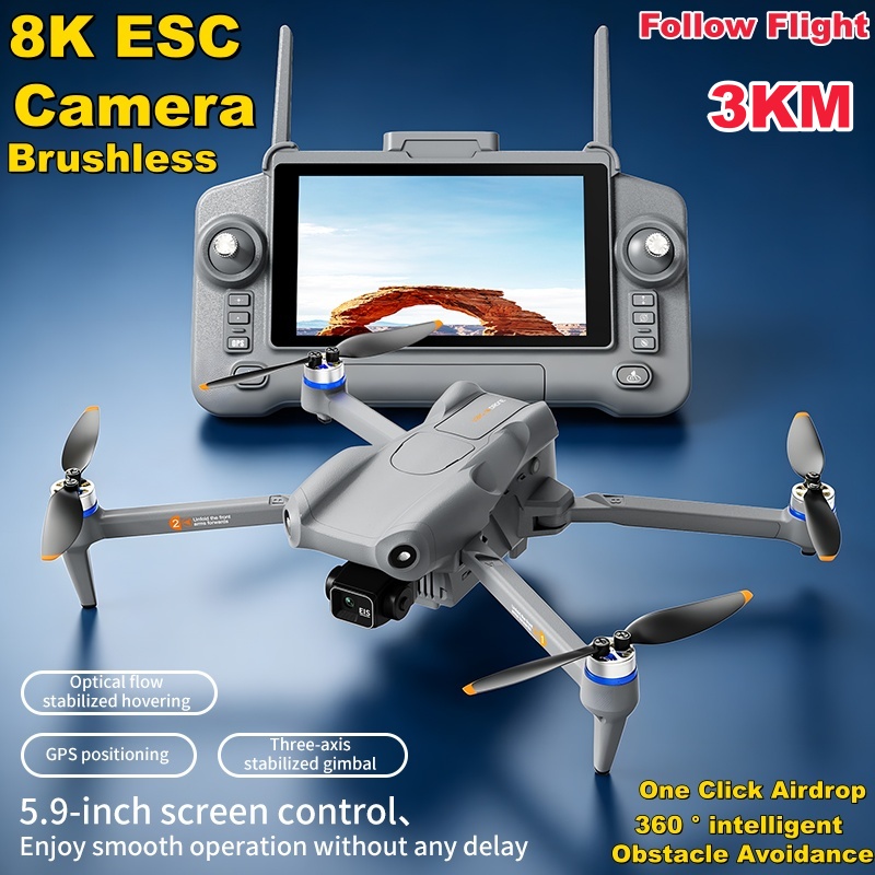 5.9in Touch Screen 3 Axis Gimb - Drone Controller Screen review and price